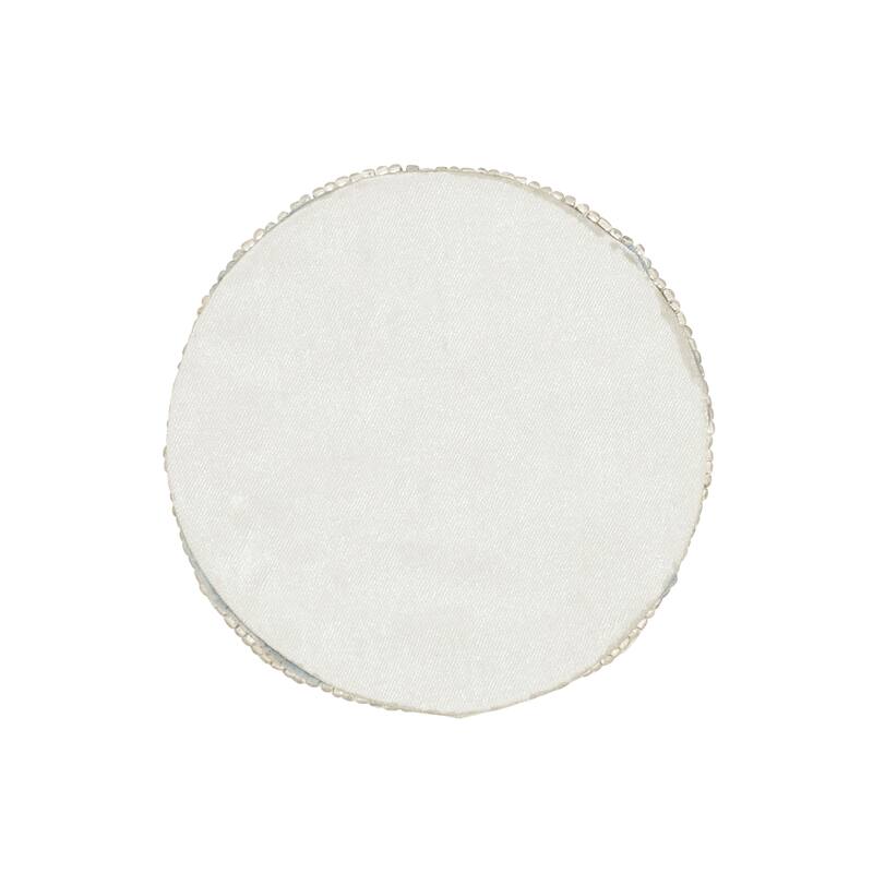 Snowflake Sparkle Beaded Coaster (Set of 4) - 4"
