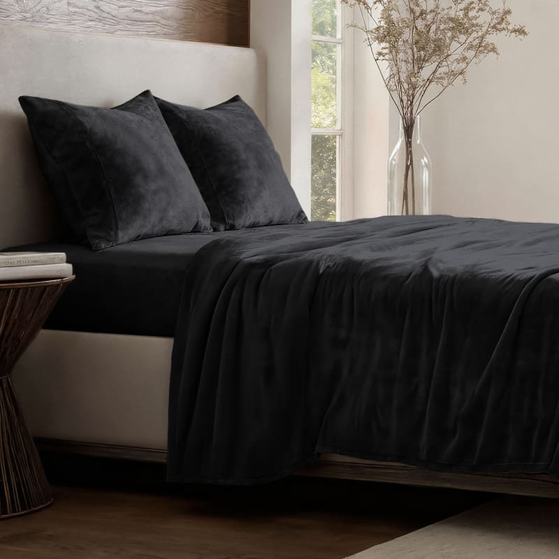 Bare Home Velvety Soft Microplush Sheet Set