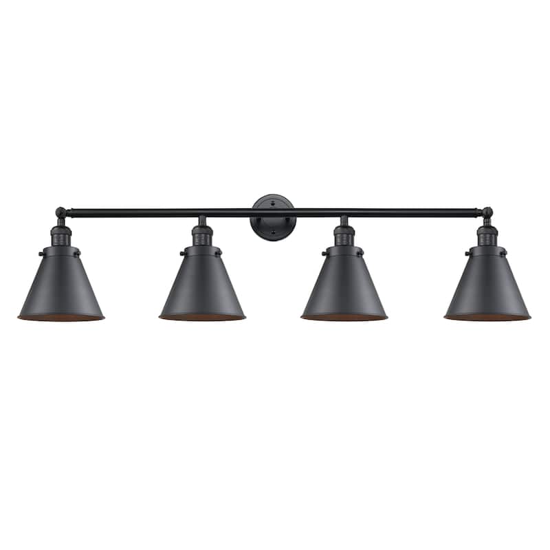 Innovations Lighting Appalachian 4 Light 44" Wide Bathroom Vanity - Matte Black