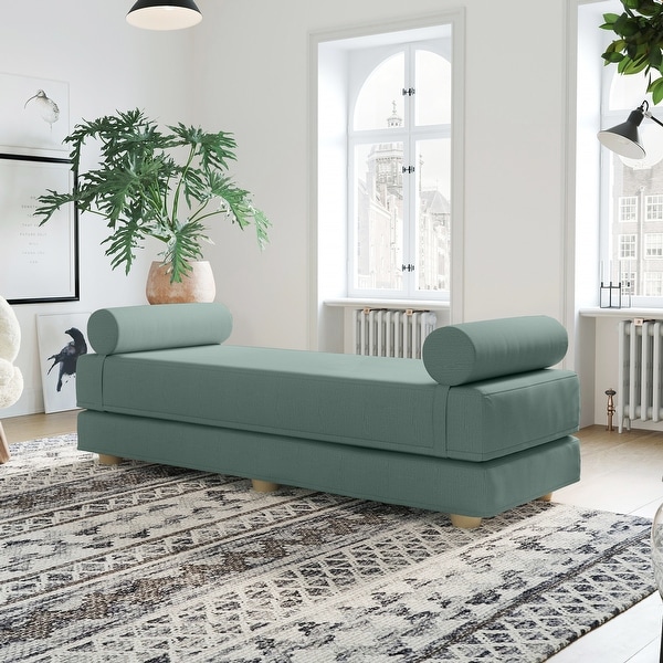 Jaxx Alon Daybed - Fold-Out Sleeper Chaise with Premium Memory