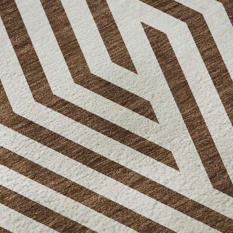 Premium Washable Super Soft Contemporary Geo Mayfield Rug