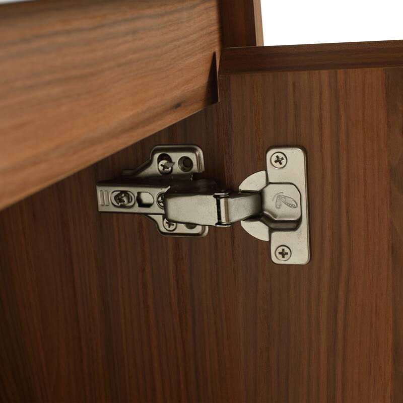 30 Inch Bathroom Vanity Cabinet with Soft Close Hinges, Resin Sink, Floating Mounting, and Ample Storage