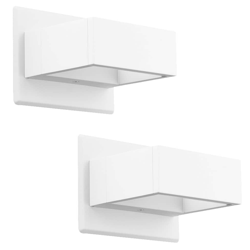 2 Pack Wall Light Outdoor LED Wall Wall Sconce Lighting Lantern