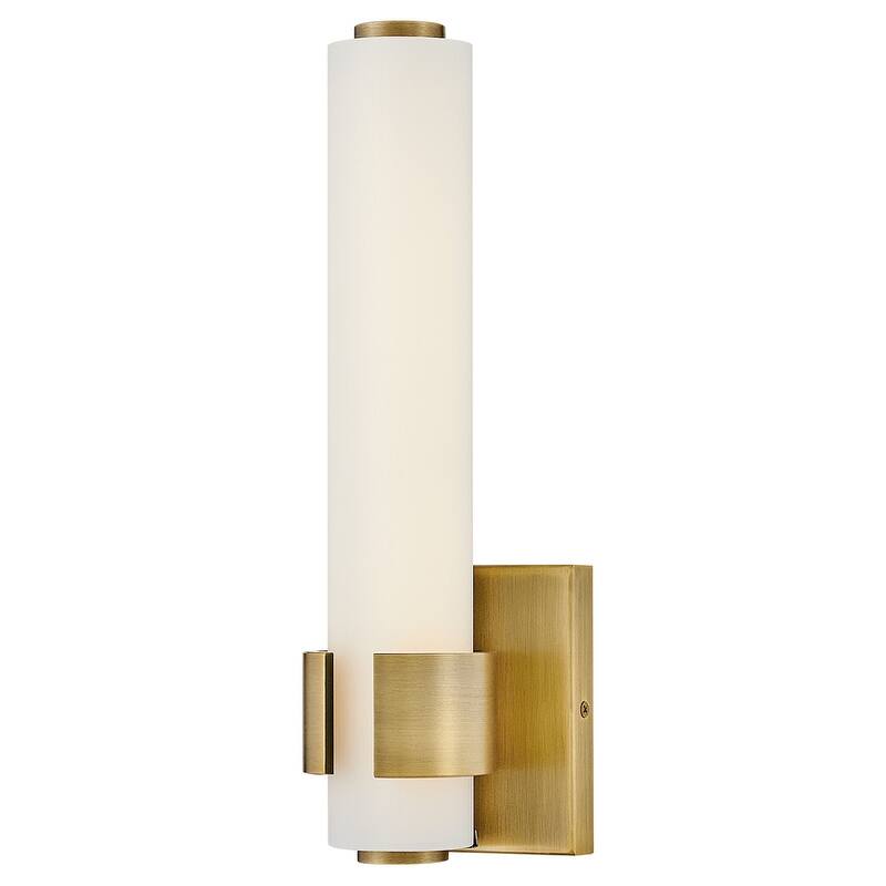 Hinkley Lighting Aiden 14" Tall Integrated LED Bathroom Sconce - Lacquered Brass