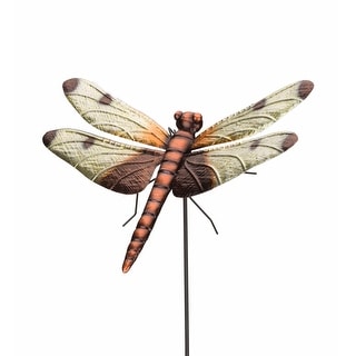 Dasher Dragonfly 46 Inch Wall Decor or Stake - Multi-Color