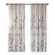 preview thumbnail 7 of 28, Madison Park Vera Burnout Printed Curtain Panel Single