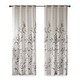 preview thumbnail 60 of 66, Madison Park Vera Burnout Printed Curtain Panel