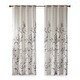 preview thumbnail 35 of 66, Madison Park Vera Burnout Printed Curtain Panel