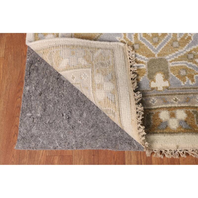 Large Oushak Oriental Area Rug Hand-Knotted Wool Carpet - 12'2" x 17'7"