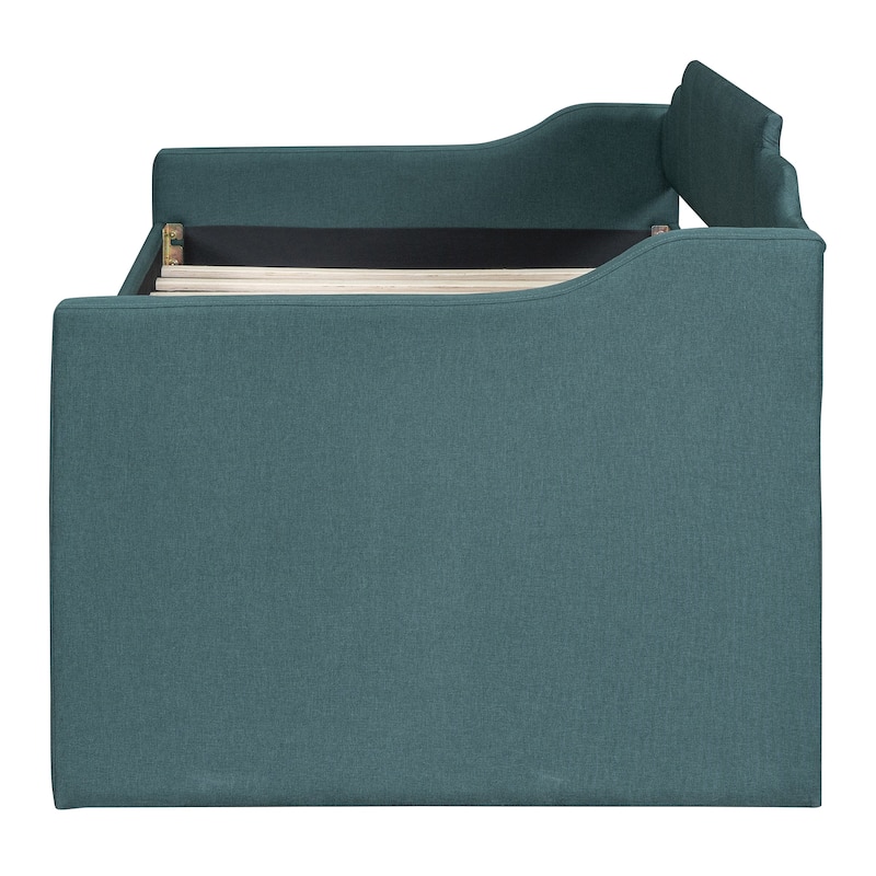 Upholstered Daybed with Trundle and 3 Drawers