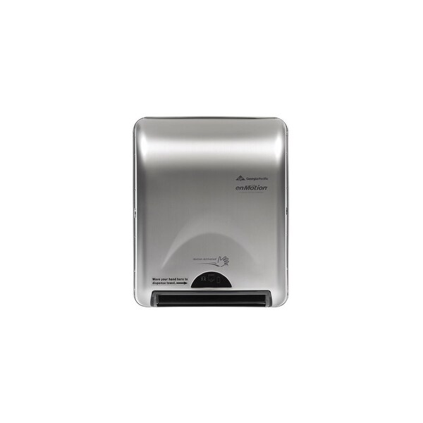 Shop Georgia Pacific 59466 Enmotion Recessed Automatic Paper Towel Dispenser Stainless Steel Overstock 22923308