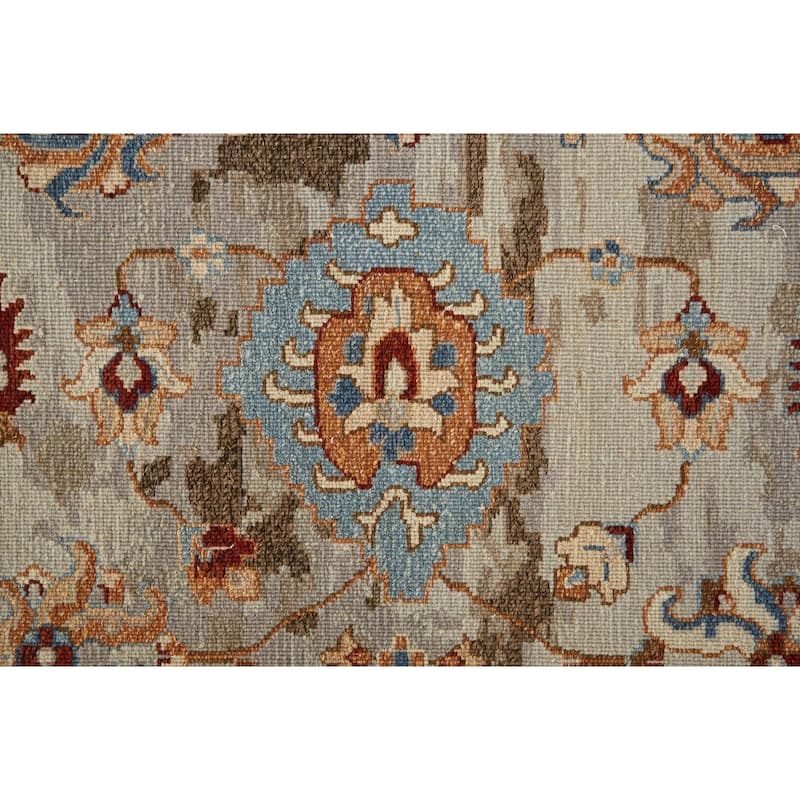 Grand Bazaar Pierson Hand Knotted Floral & Botanical Transitional Area Rug
