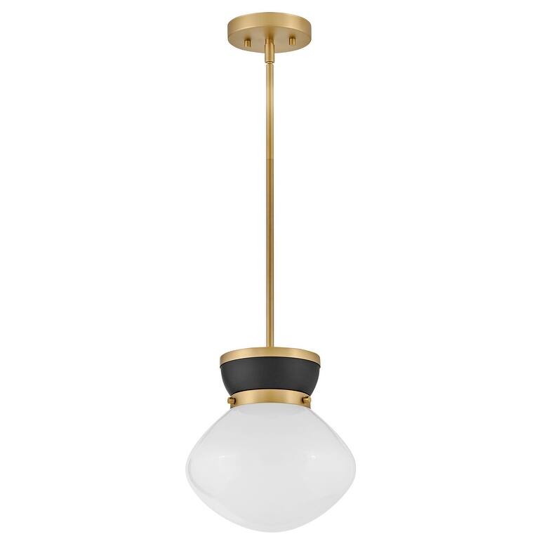 Lark 83607 Lucy 10" Wide Mini Pendant with Cased Opal Glass