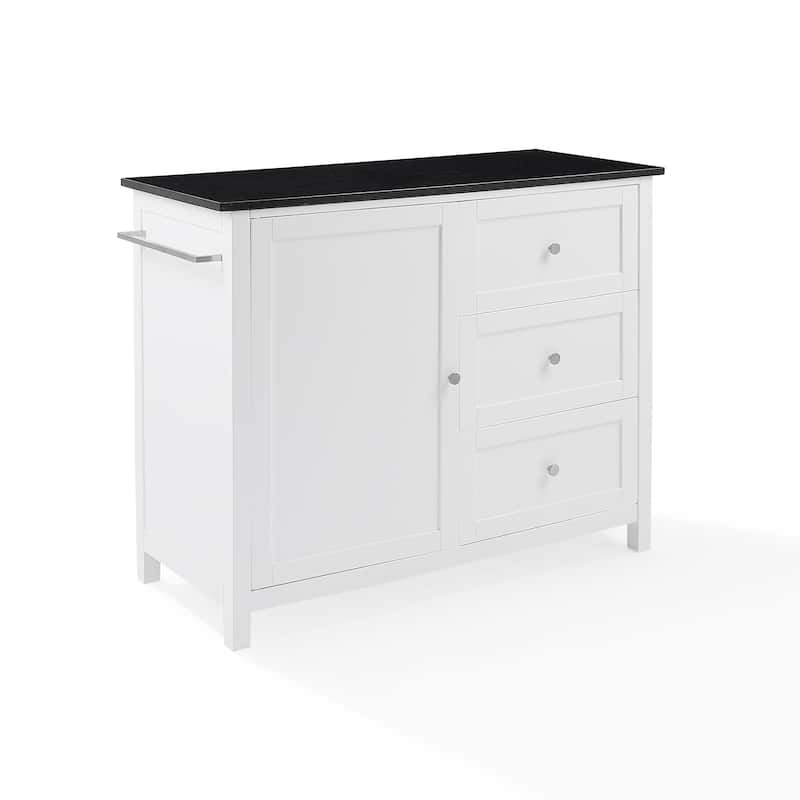 Crosley Soren Granite Top Kitchen Island/Cart - 18.13"d x 42.13"w x 37.5"h