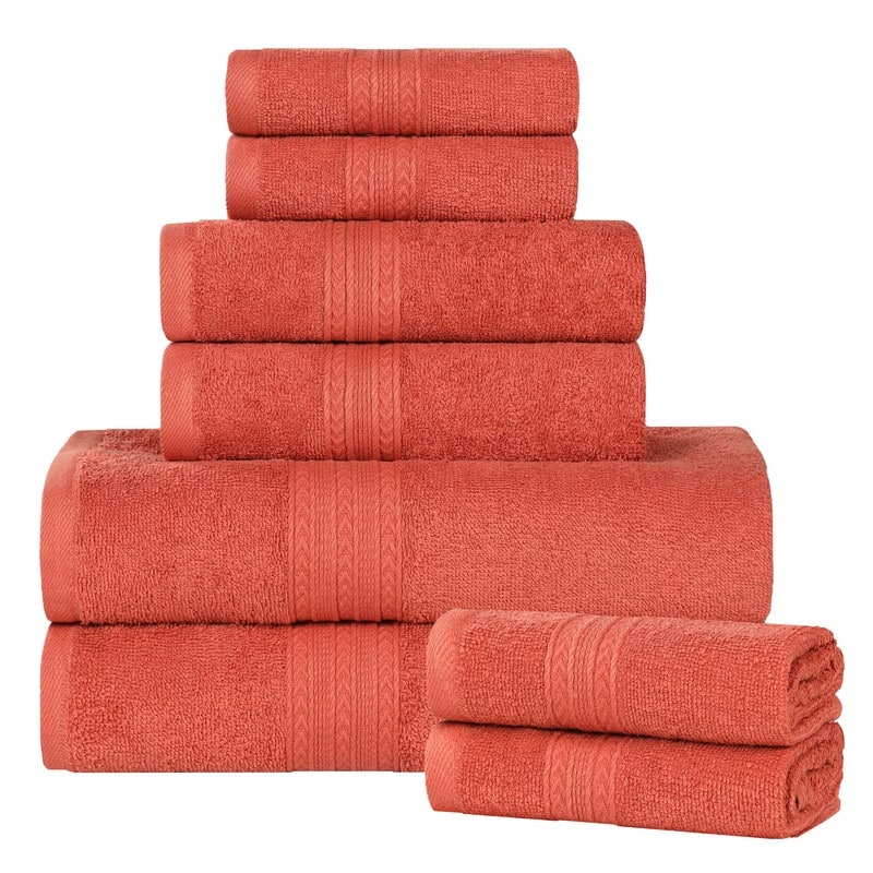 Superior Eco-Friendly Cotton 8-Piece Towel Set