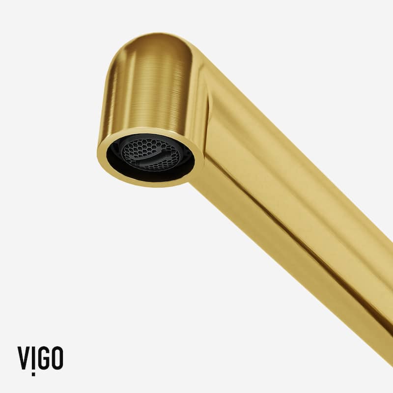 VIGO Jewel 11" H Single Handle Kitchen Bar Faucet