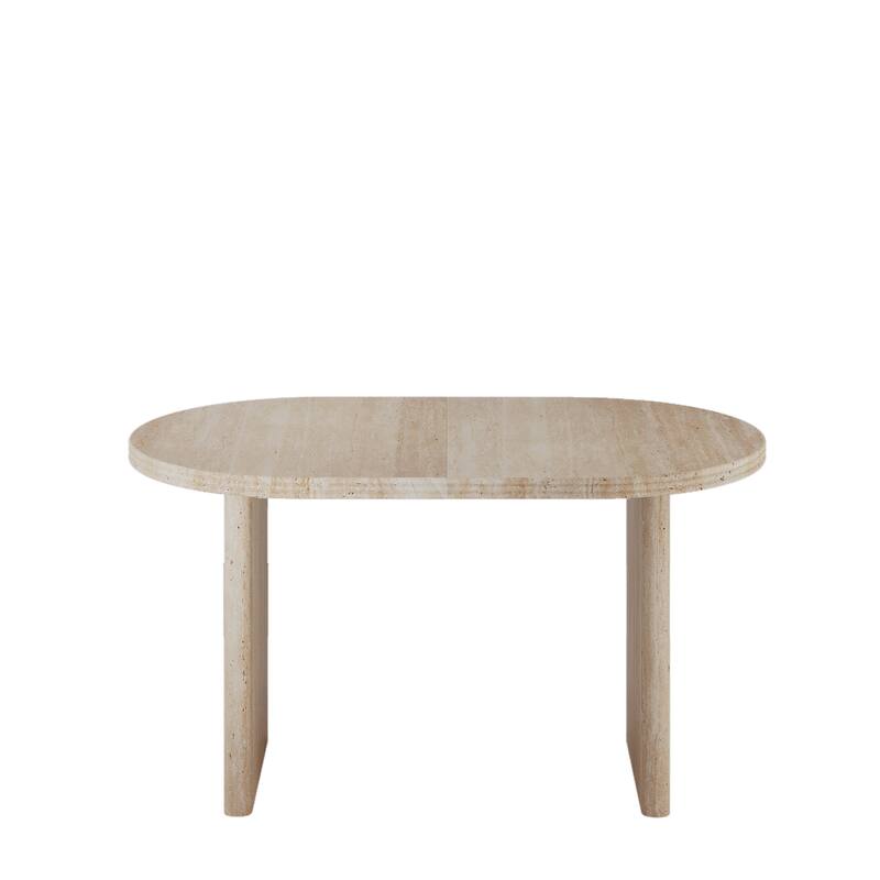 55.12"-70.87"Modern Extendable Dining Table with Removable Extension Leaves