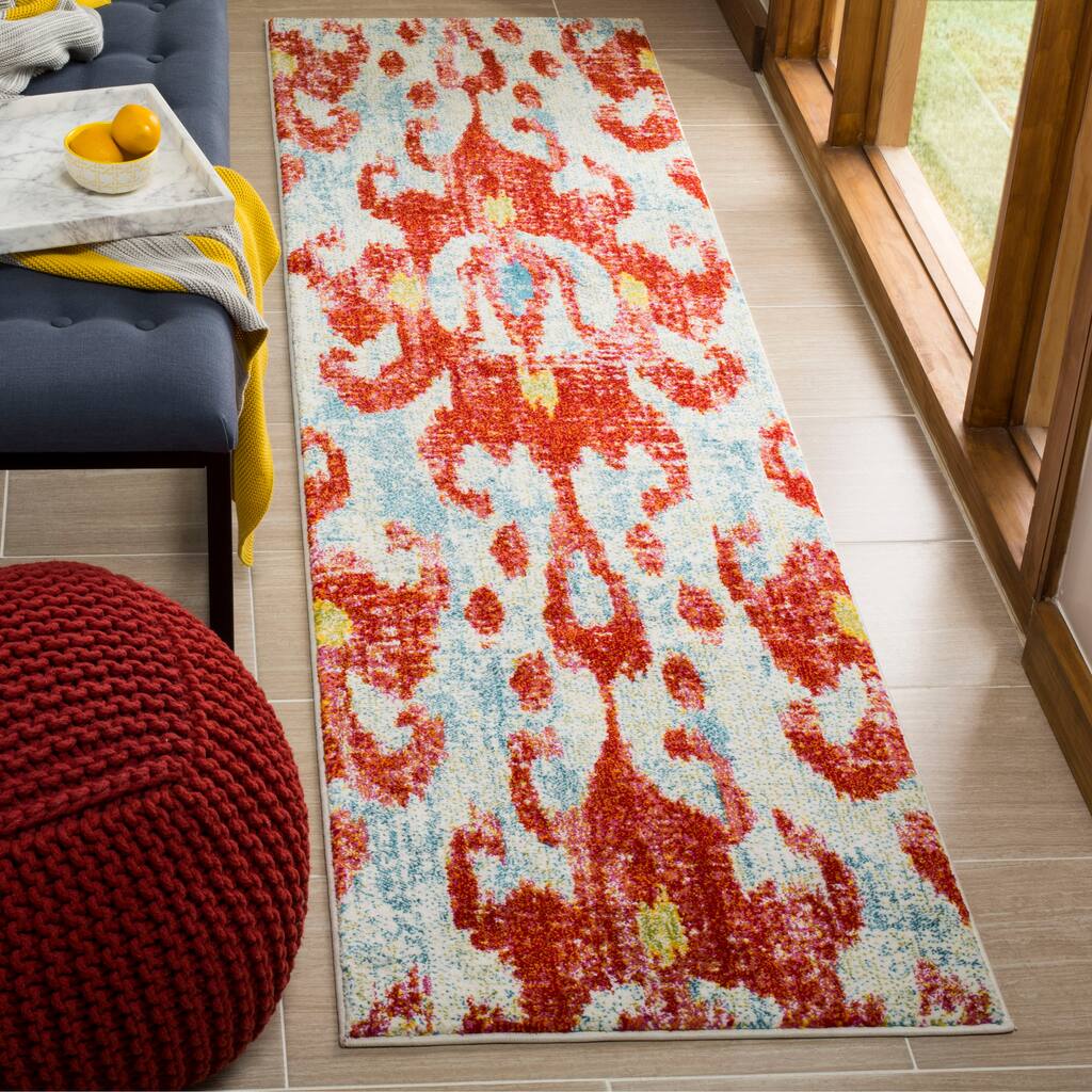 SAFAVIEH Watercolor Isabelle Modern Abstract Rug