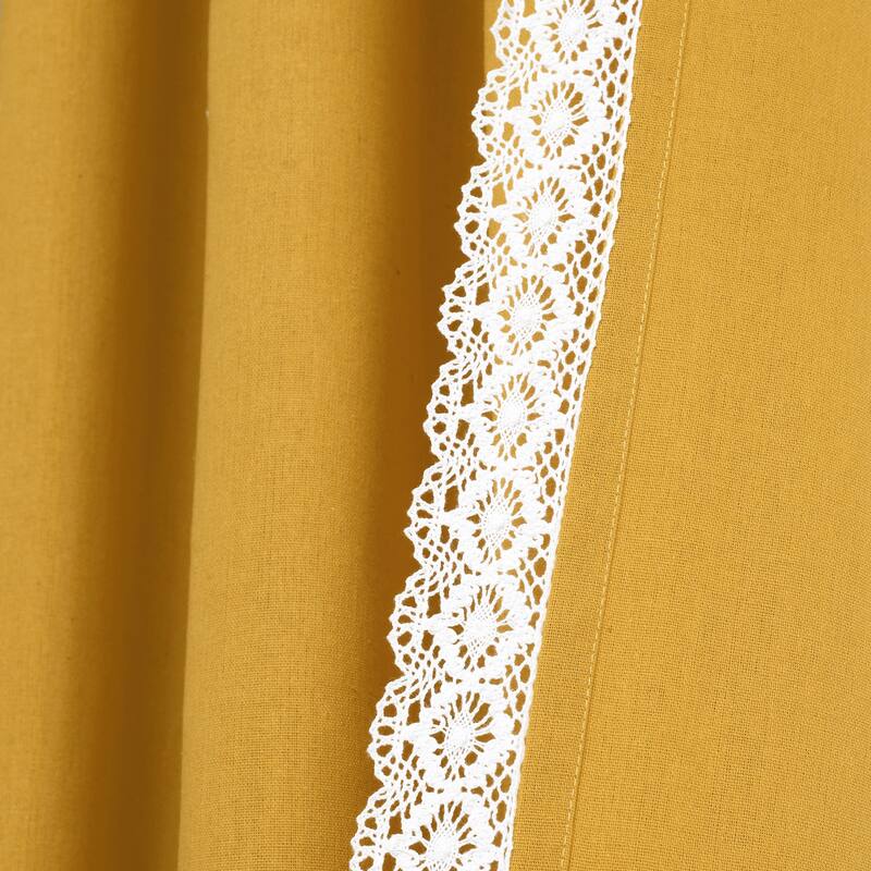 The Gray Barn Kind Koala Vintage Farmhouse Light Filtering Curtain Panel Pair