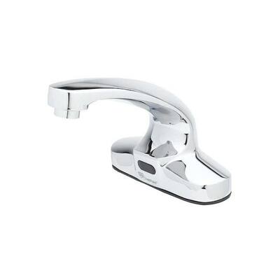 T&s Brass Low Arc,Chrome,T&S,Checkpoint,Brass EC-3103 - 1 Each - Silver