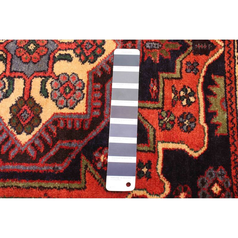 ECARPETGALLERY Hand-knotted Teimani Dark Navy Wool Rug - 2'10 x 4'6