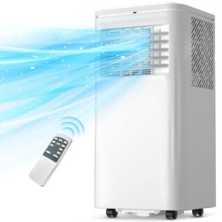 10000 BTU Portable Air Conditioner for Cool Up to 350 Sq.Ft. Large Room ...