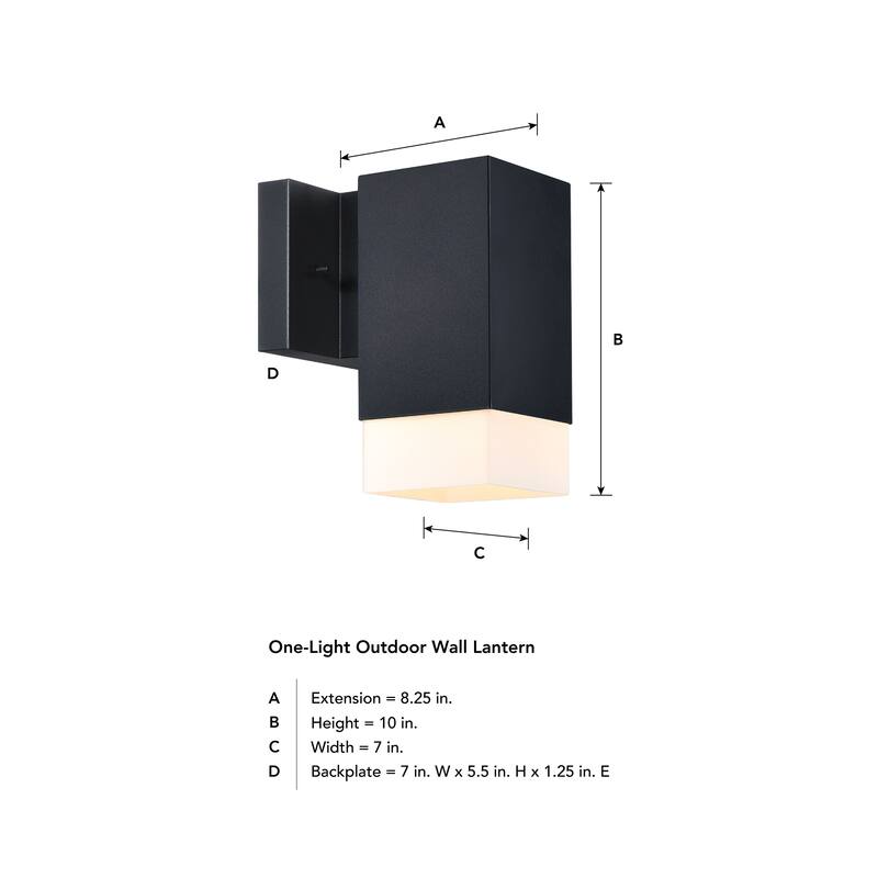 Willowsong Black Outdoor Hardwired Wall Sconce - 10