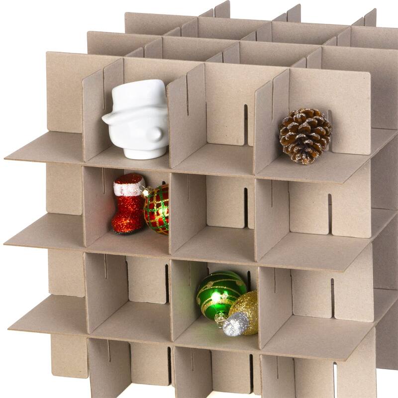 Christmas Ornament Storage Container – Heavy Duty 600D Canvas
