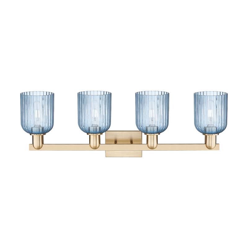 Innovations Lighting Downtown Urban - Bridal Veil - 4 Light 32" Bath Vanity Light