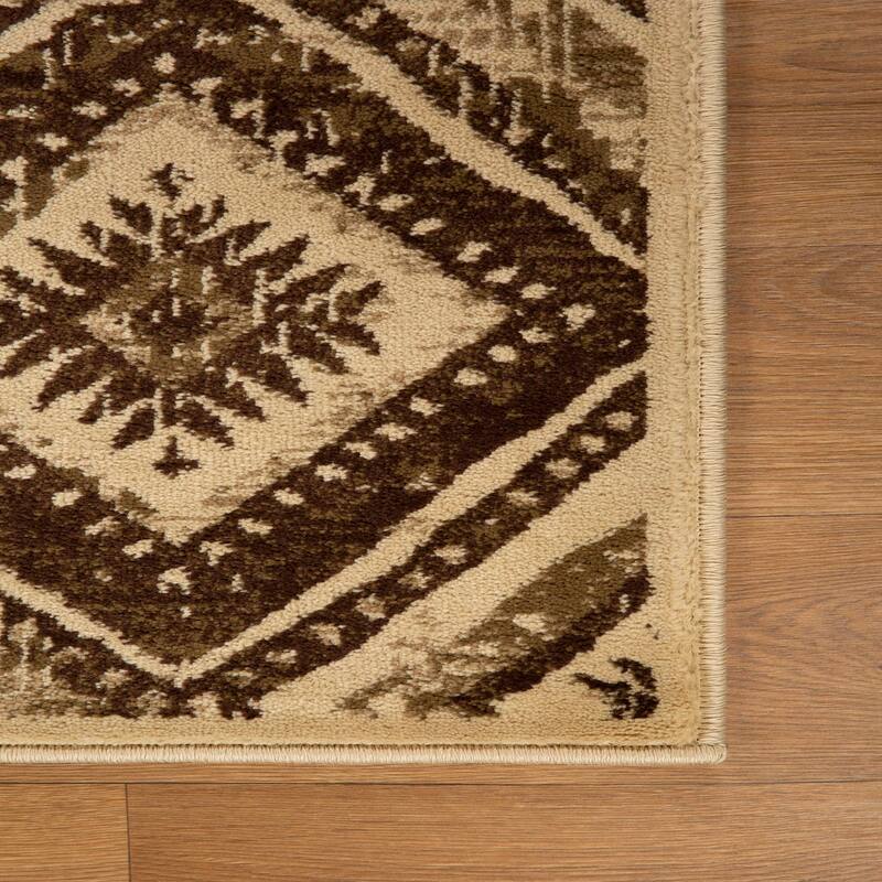 Superior Farmhouse Southwestern Power-Loomed Indoor Area Rug