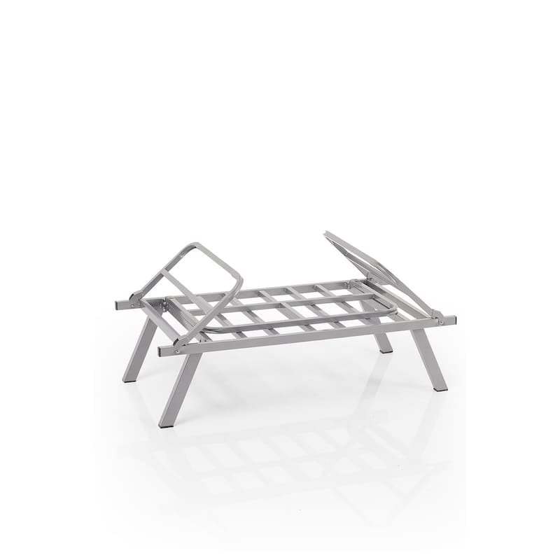 Metal Legs Futon Loveseat