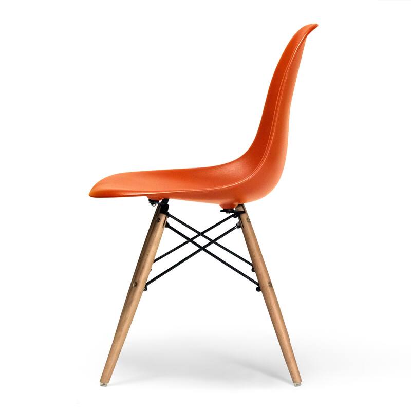 Paris-2 Side Chairs with Natural Legs (Set of 2)