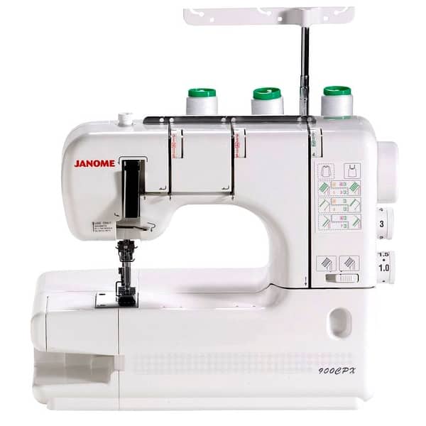 slide 2 of 3, Janome CoverPro 900CPX Coverstitch Machine with Exclusive Bonus Bundle