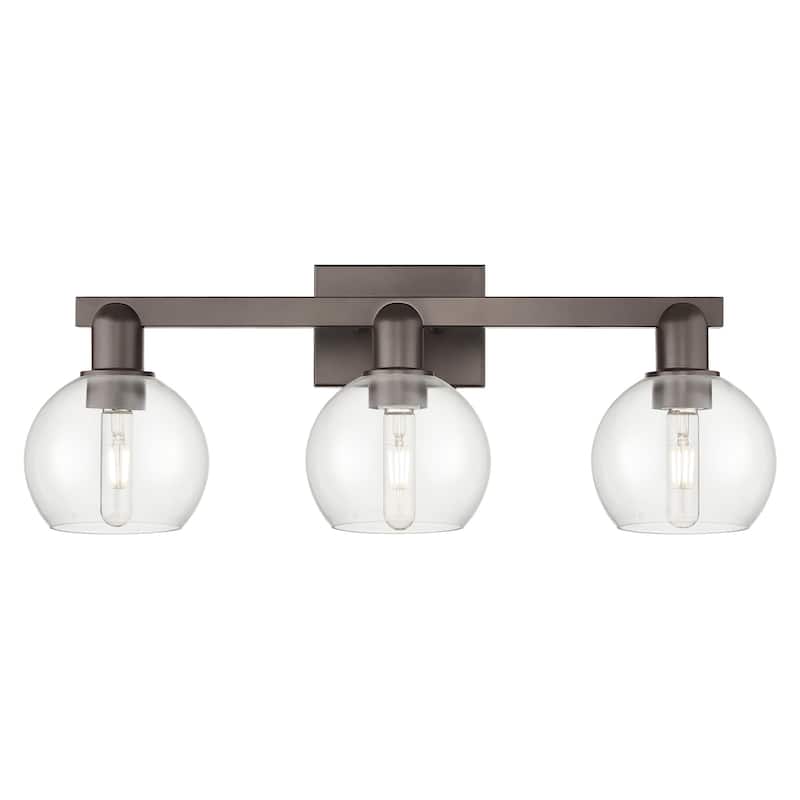 Innovations Lighting 716-3W-10-25 Athens Vanity Athens 3 Light 25" - Oil Rubbed Bronze / Clear