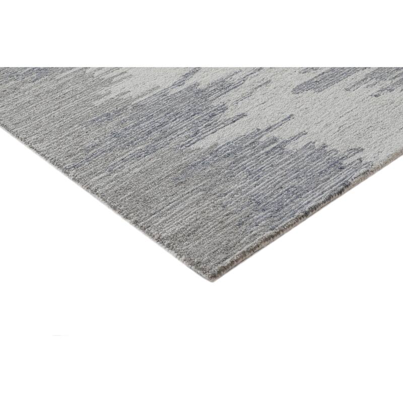 Terra by Obeetee Dusk Glacier Gray Rug