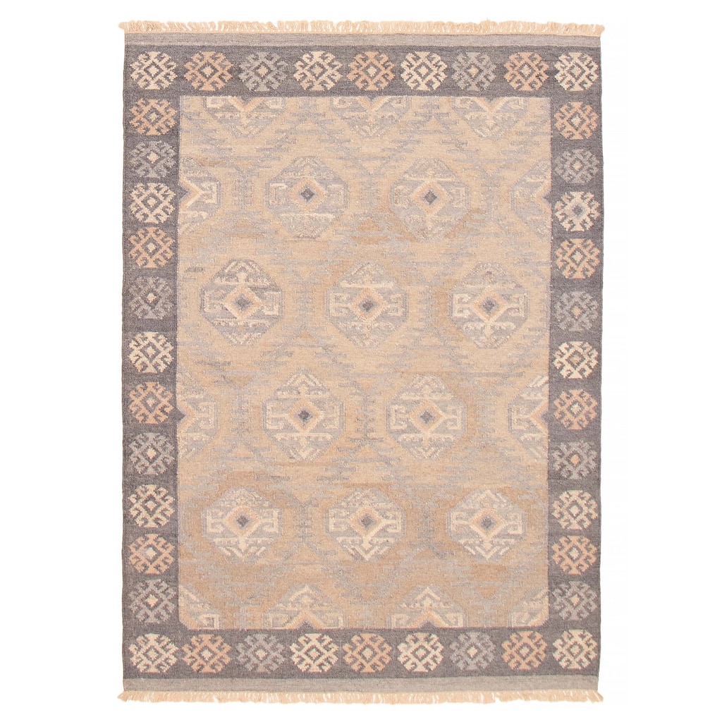 Ankara FW Tan Kilim 5'2" x 7'4" - 5'2 x 7'4