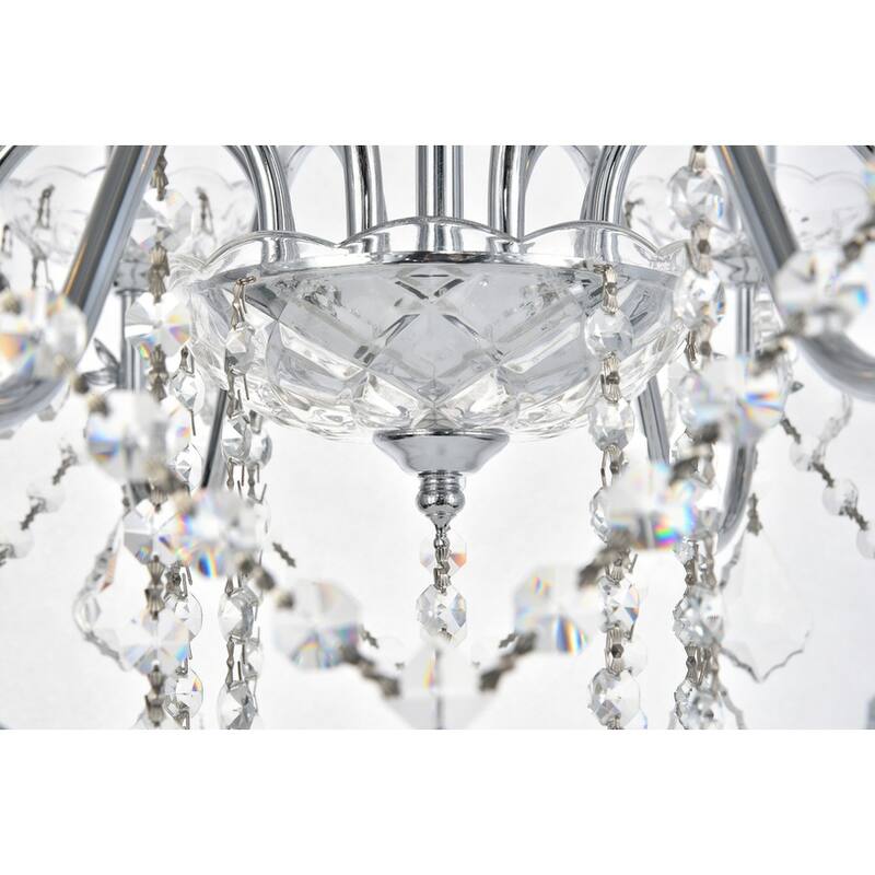 Fleur Illumination 8 light Chrome Chandelier