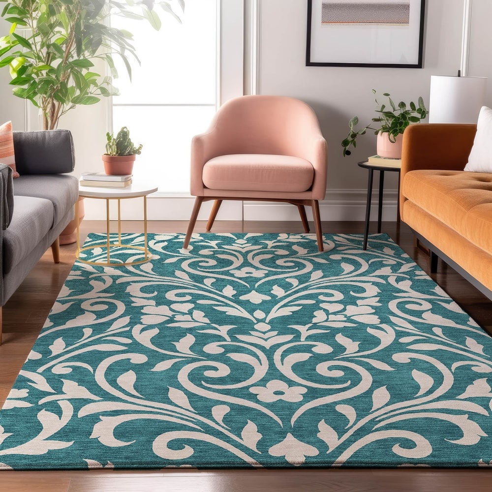 Premium Washable Super Soft Floral Chic Mayfield Rug