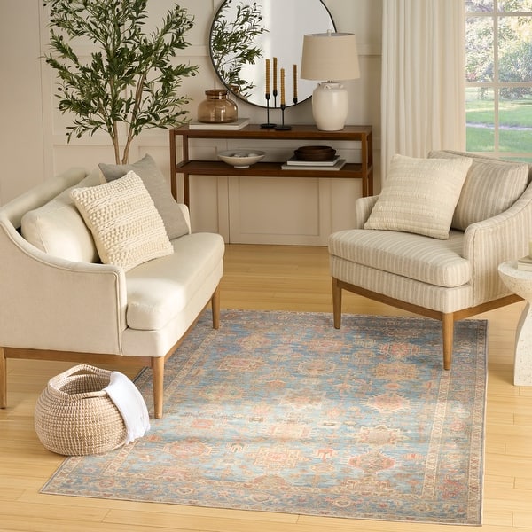 slide 2 of 14, Nourison Vintage Washables Indoor only Persian Area Rug