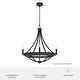 preview thumbnail 20 of 40, Hunter Perch Point Chandelier, Wheel, Candle, Dining Room, Entry, Modern Rustic, Industrial