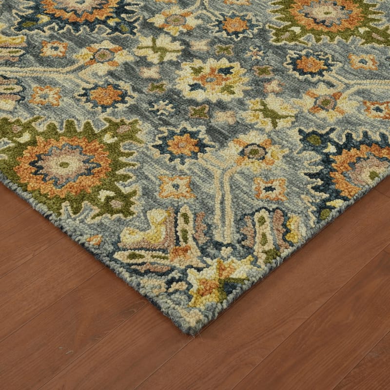 Empress Gray Traditional Hand-Hooked Area Rug 2' x 3'