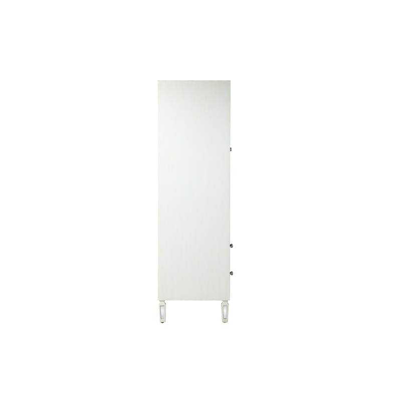 Mirrored Armoire with Drawers