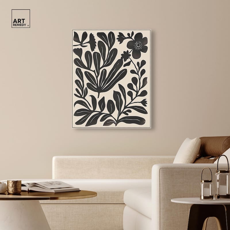 Ebony Eden Essence II Canvas by Art Remedy