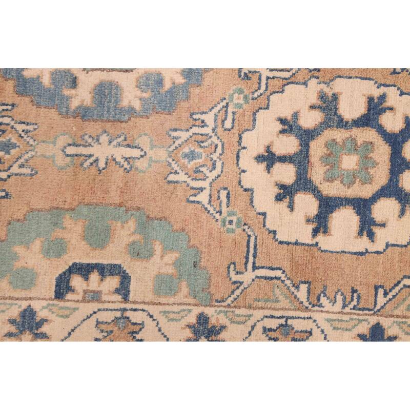 ECARPETGALLERY Hand-knotted Finest Ghazni Light Copper Wool Rug - 6'7 x 9'6