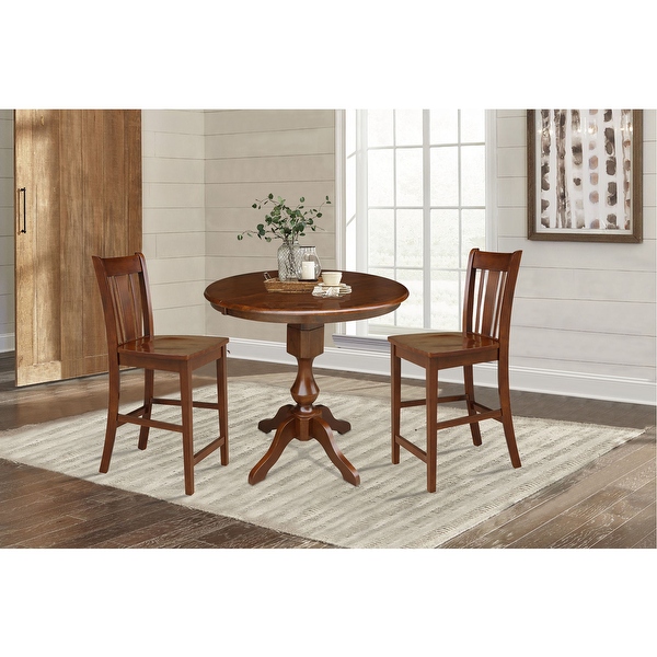 Counter height dining table cheap for 8