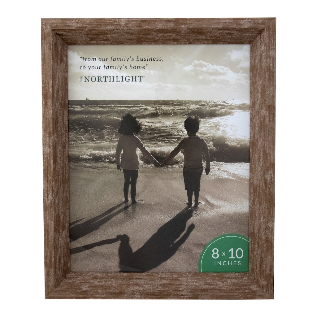 11.25" Classic Brown Picture Frame for 8" x 10" Photos - 8-inchx10-inch