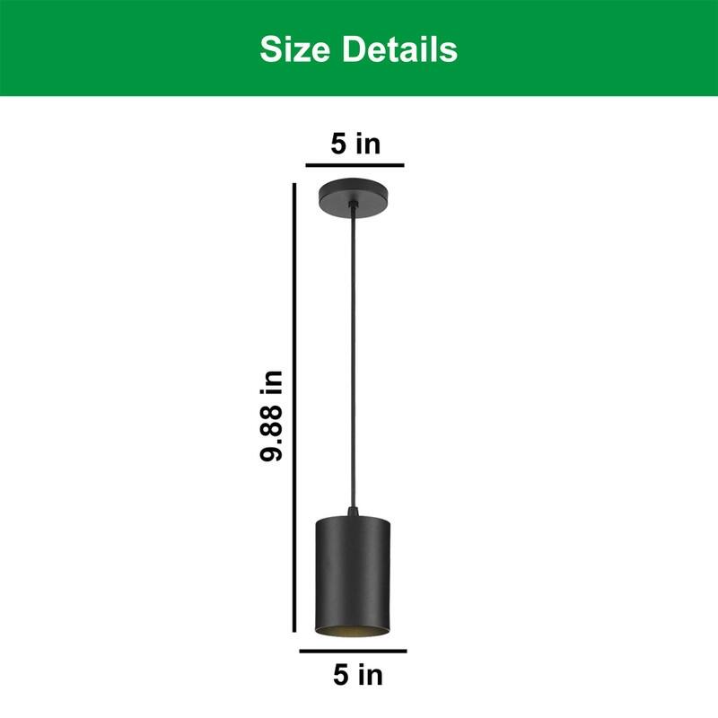 5 In lighting fixtures black pendant lights aluminum hangable light