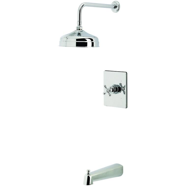 Kingston Brass KB634.BX Metropolitan Tub and Shower Trim Package with - Polished Chrome