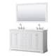 Option White / White Quartz Top / Polished Chrome