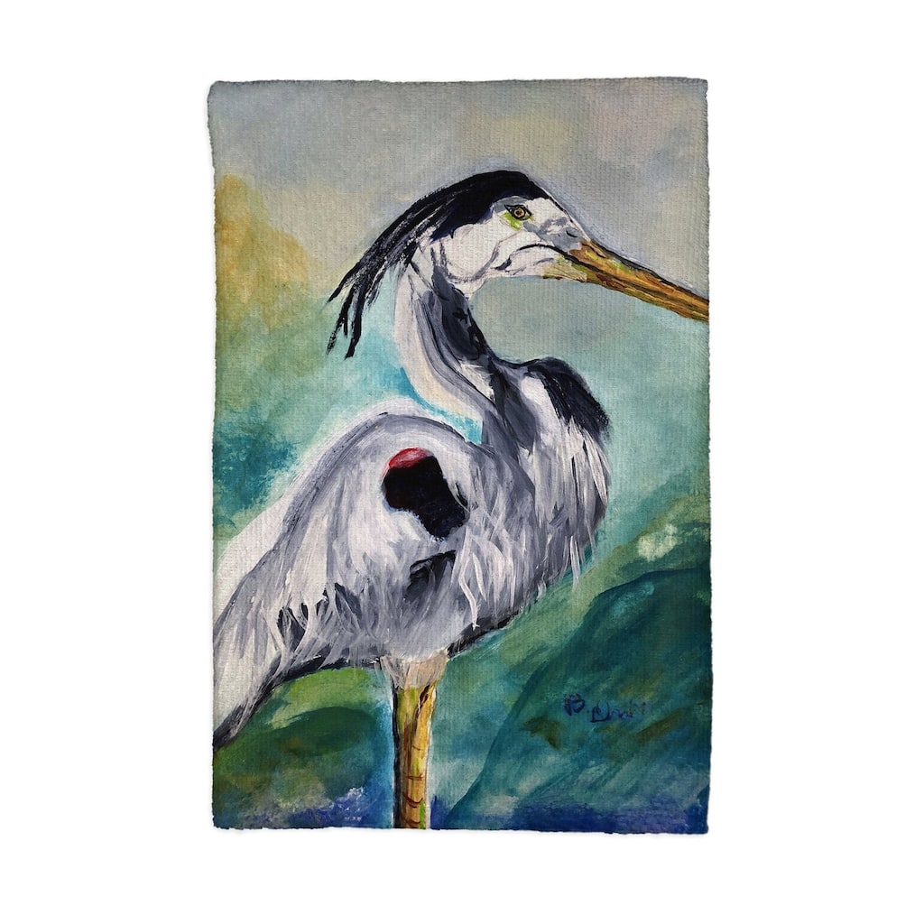 Betsy's Blue Heron Kitchen Towel - 16x25